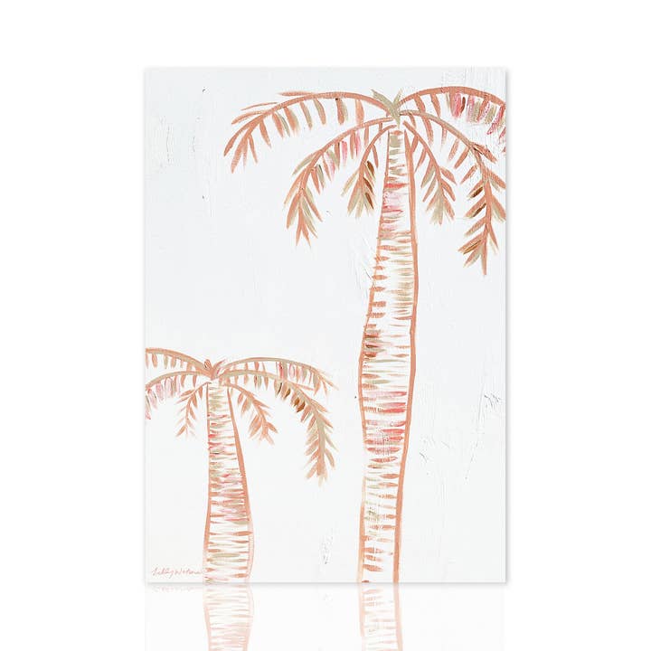 Kunstdruck „Ink Palm Blush“ und „Neutral“ für den Großhandel von Libby Watkins