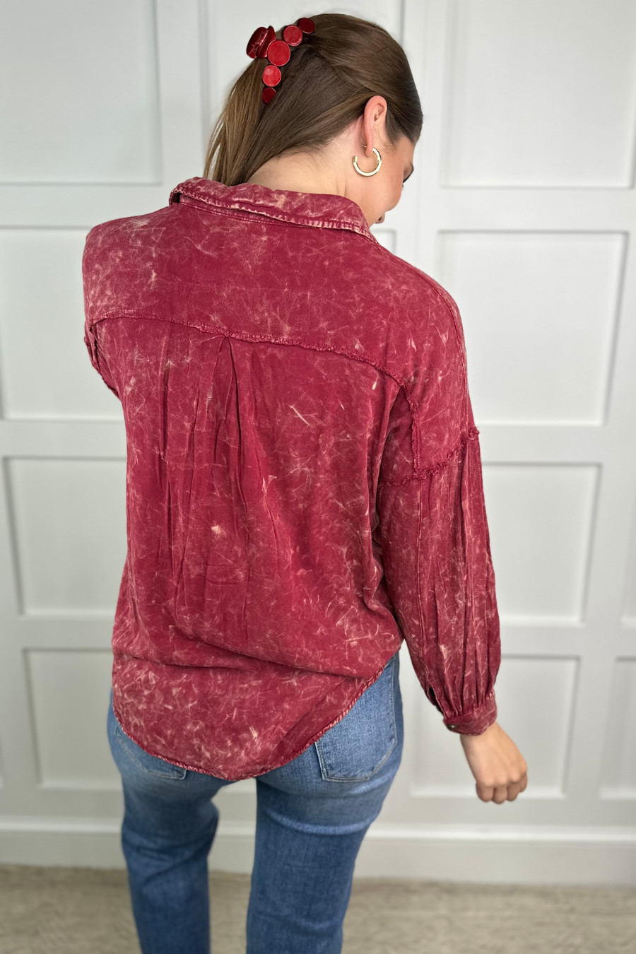 Jess Lea - Wholesale Button Down Shirt - Women's - Dean Button Up Top23