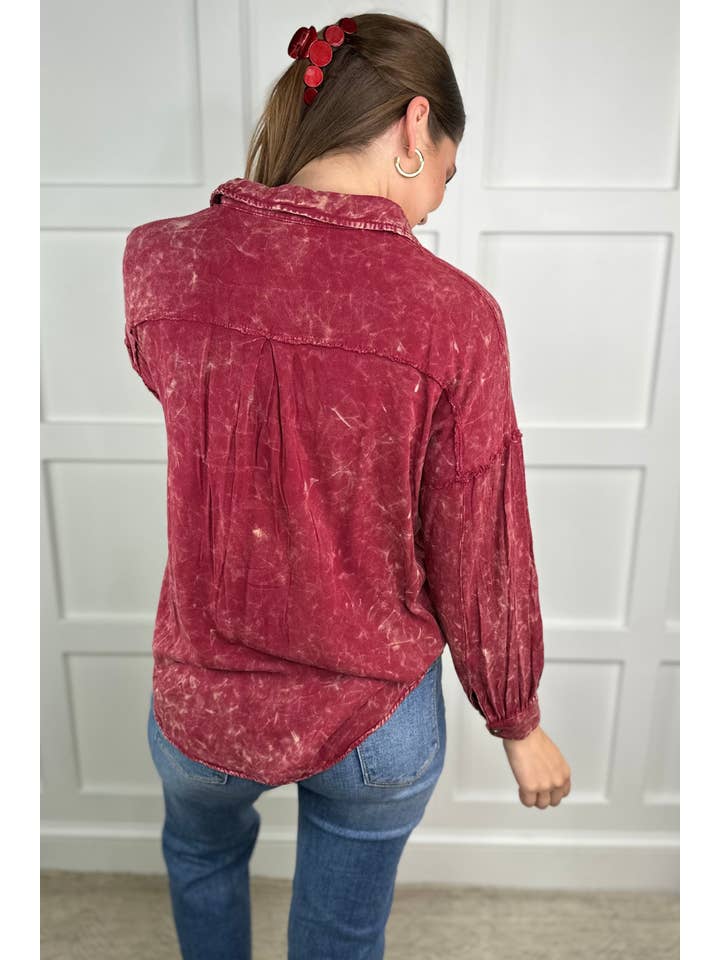 Jess Lea - Wholesale Button Down Shirt - Women's - Dean Button Up Top23