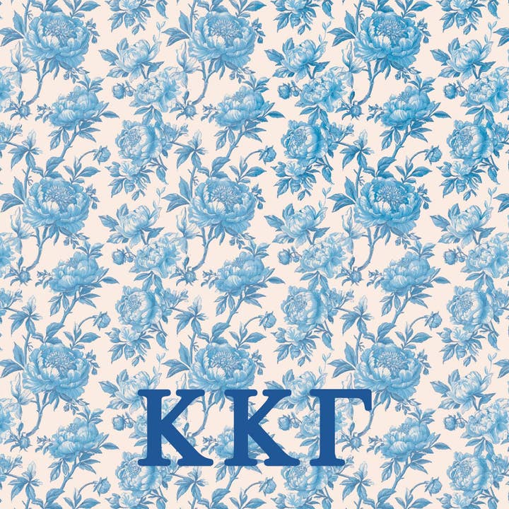 Over The Moon Greek - Wholesale Throw Blanket - Sorority Floral Minky Blanket12