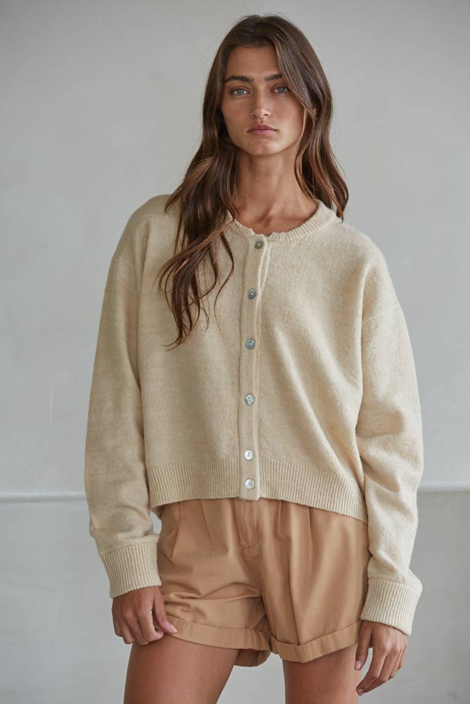 By Together - Wholesale Knit Sweater - Women's - W2536 | Knit Polyester Acrylic Sweater Crew Neck Cardigan 17