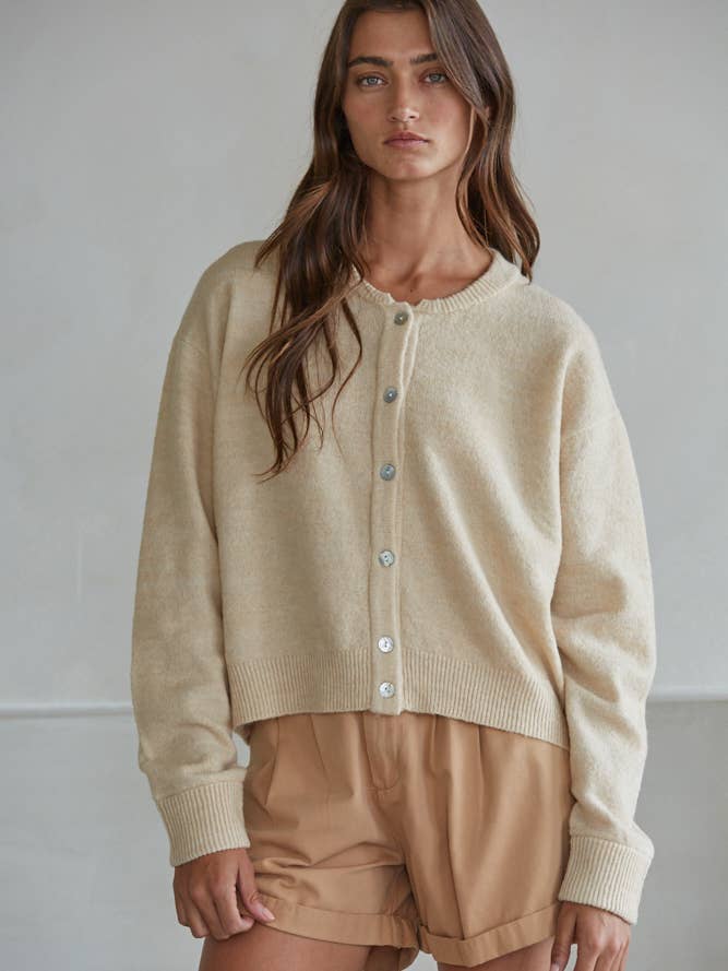 By Together - Wholesale Knit Sweater - Women's - W2536 | Knit Polyester Acrylic Sweater Crew Neck Cardigan 17