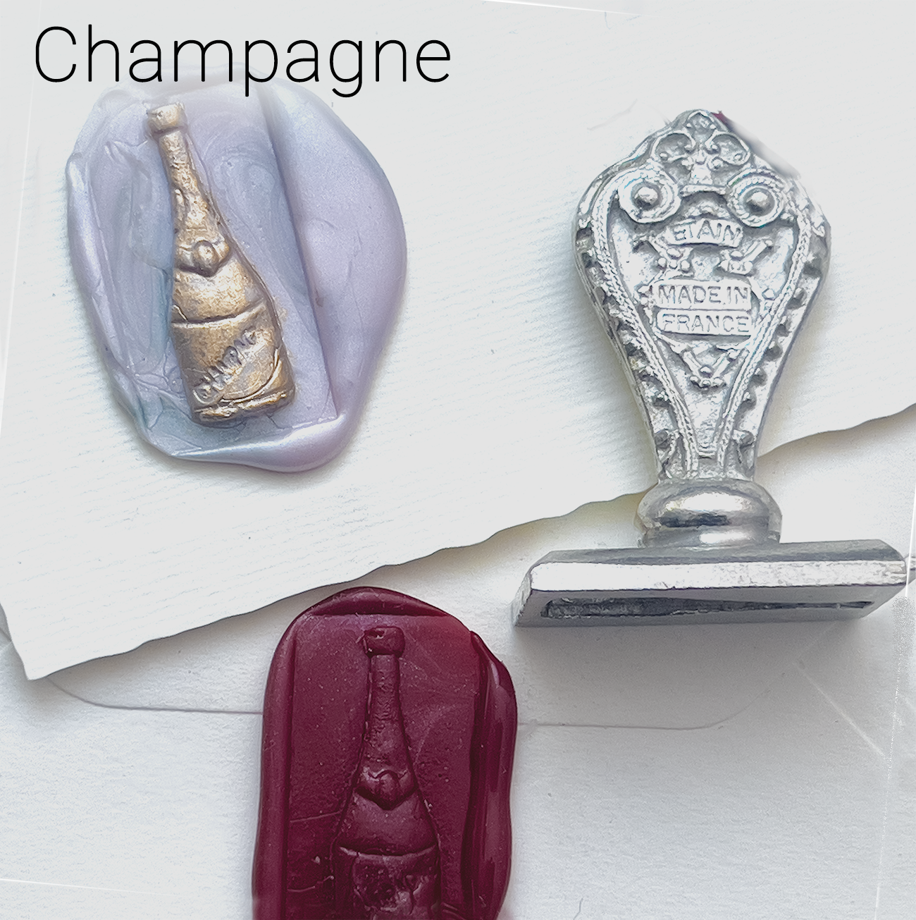 Papier Plume - Wholesale Rubber/Decorative Stamp - Wax Seals from France - Cast Pewter - 17 UNIQUE 3D Designs3