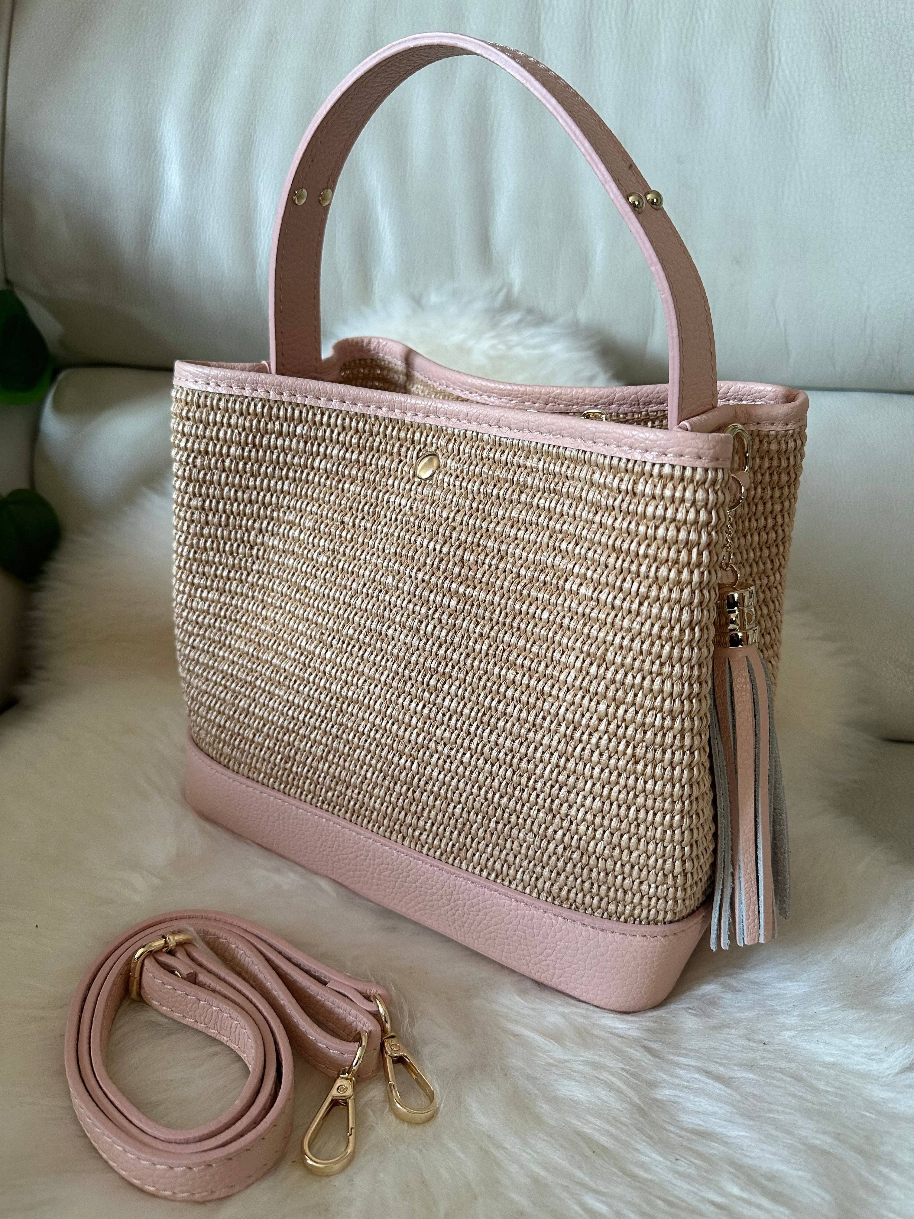 Zhade - Wholesale Top Handle Bag - Women's - LOLA - raffia bucket3