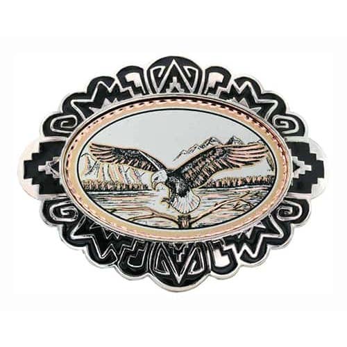 BB 92 American Eagle Western Bältespänne för wholesale av COPPER ARTS INC.