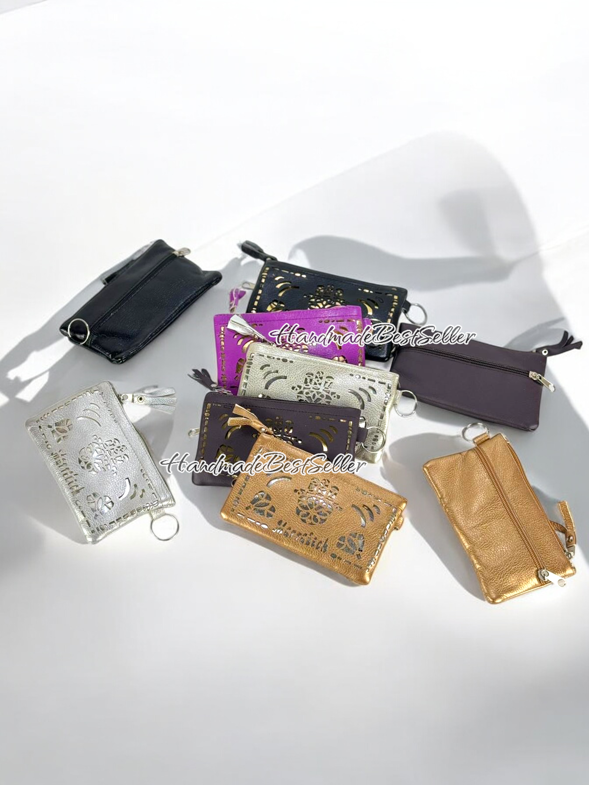 HandmadeBestSeller – wholesale Coin purse – Women’s – Handmade Faux Leather Coin Purse with Keyring2