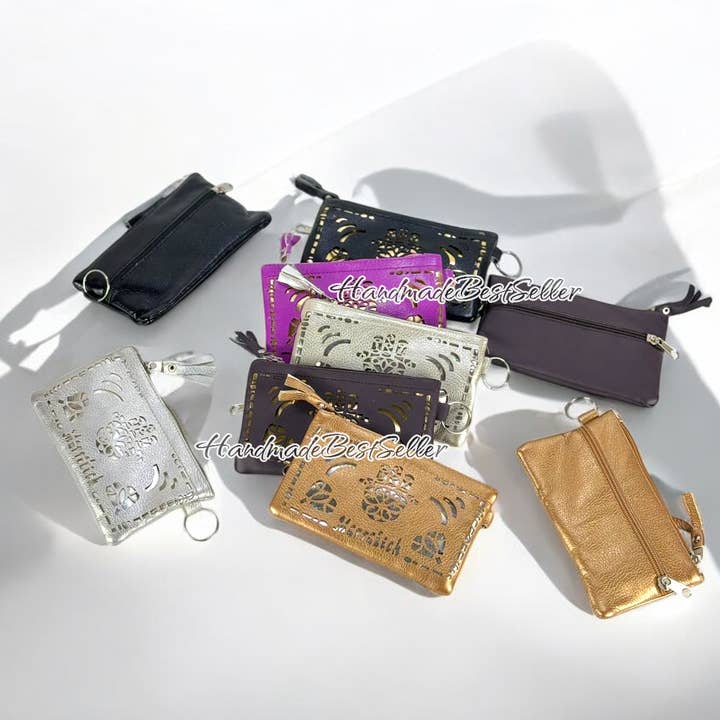 HandmadeBestSeller – wholesale Coin purse – Women’s – Handmade Faux Leather Coin Purse with Keyring2