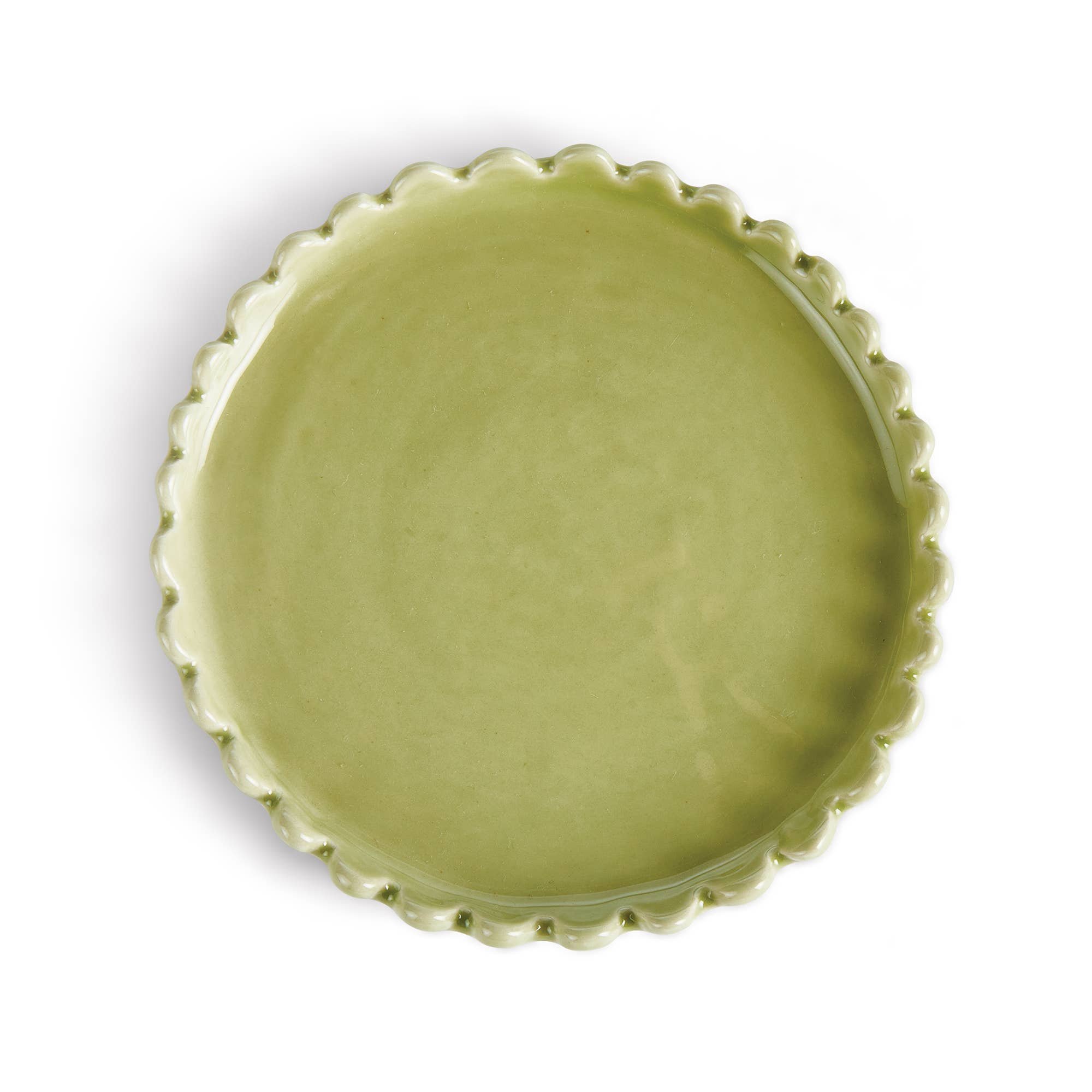 Napa Home & Garden - Wholesale Salad Plate - Maddie Petite Round Tray, Green