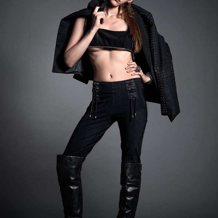 Top Pat neckline zip finishes for wholesale by Tirez vous les filles