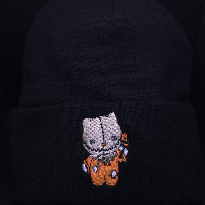Gorro Bordado para Adultos Sam Kitty para venta al por mayor de El Wicked Wardrobe