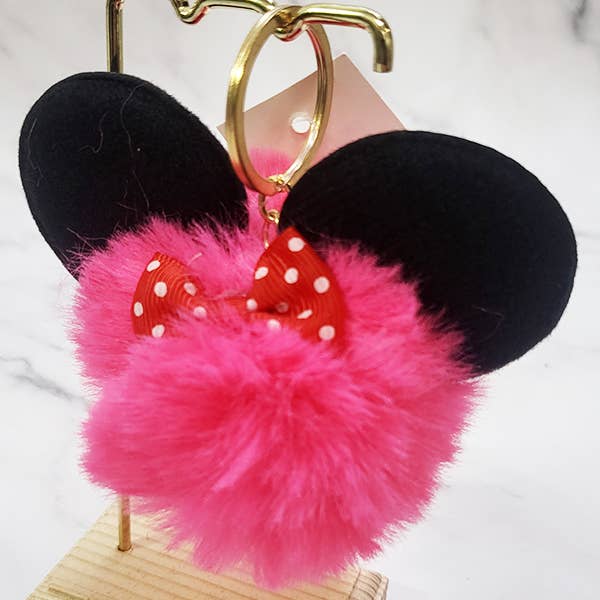 Funteze - Wholesale Keychain - Women's - Big Ears Pompom Keychain