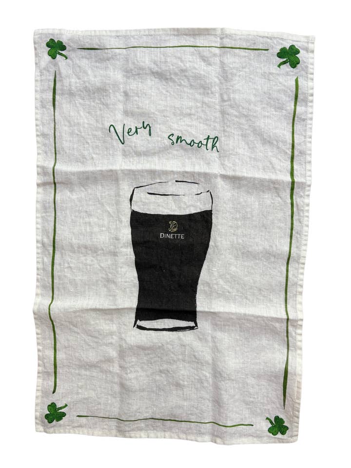 Irisches Stout - Sehr glattes Leinen-Geschirrtuch für den Großhandel von Dinette