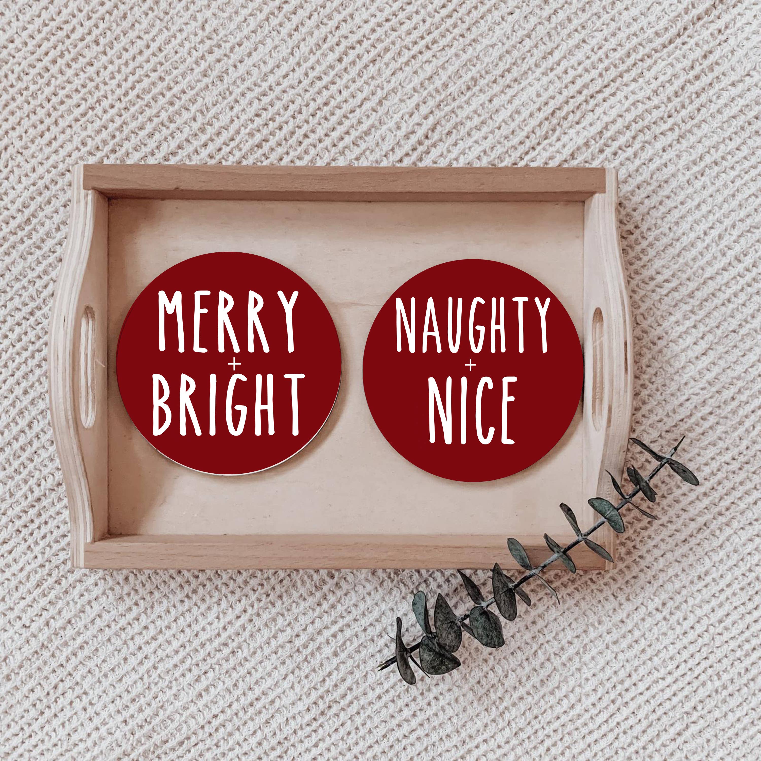 Gia Roma - Vente Sous-verre - Ensemble de dessous de verre Holiday Coasters, édition limitée20