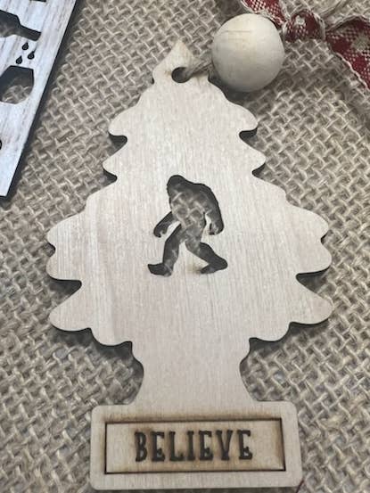 Bigfoot ornaments (Copy) (Copy) for wholesale by Crafty Hands