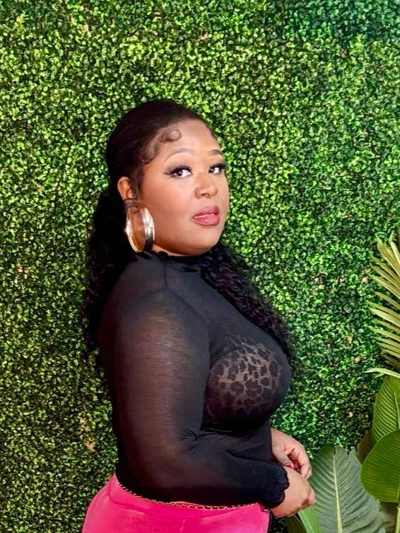 LETTICE HEM MOCK NECK TOP (Black) for wholesale by House of Celine