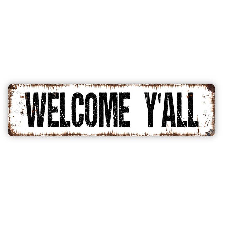 Black Hills Wildwoods - Wholesale Sign - Welcome Y'all Sign - Rustic Metal Street Sign or Door Name Plate Plaque