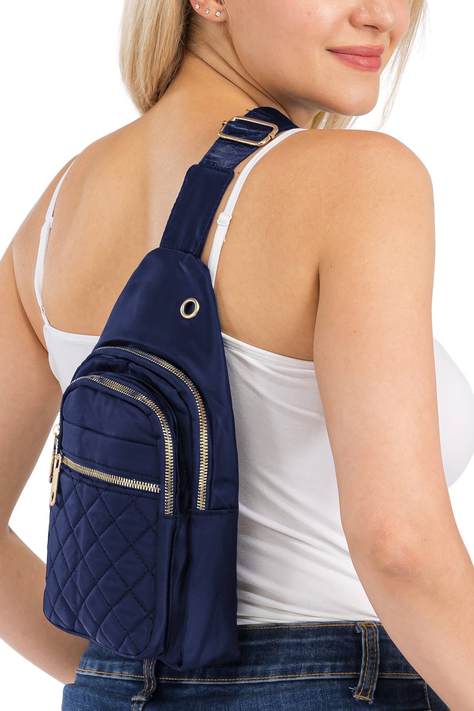 Cap Zone - Vente Sac porté épaule – femme - Sac à bandoulière en polyester matelassé Diamond3