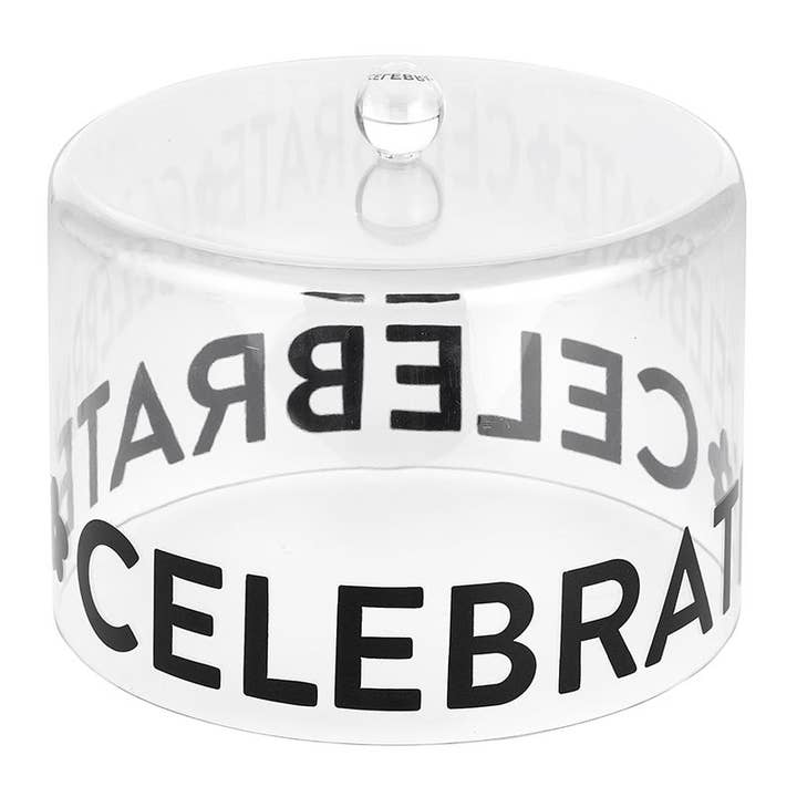 Santa Barbara Design Studio by Creative Brands - Wholesale Cake Stand - Acrylic Cake Dome - Celebrate - Large