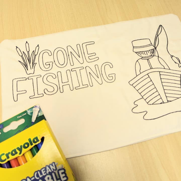 Leluna Star – Großhandel Malmatte – Kind & Baby – Gone Fishing Wiederverwendbare Malmatte1