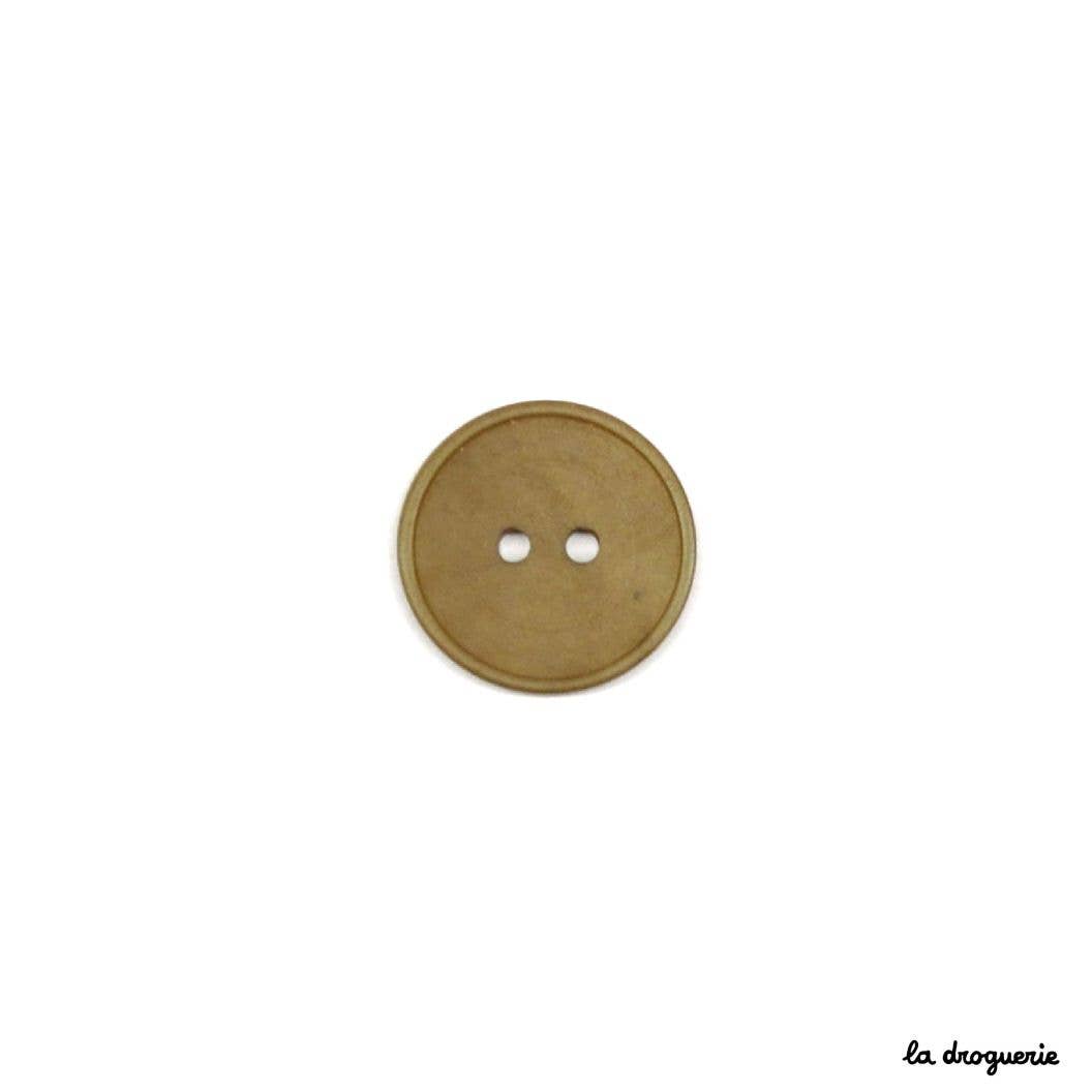 LA DROGUERIE - Wholesale Sewing Button/Snap - "Confetti corozo" button 20 mm3