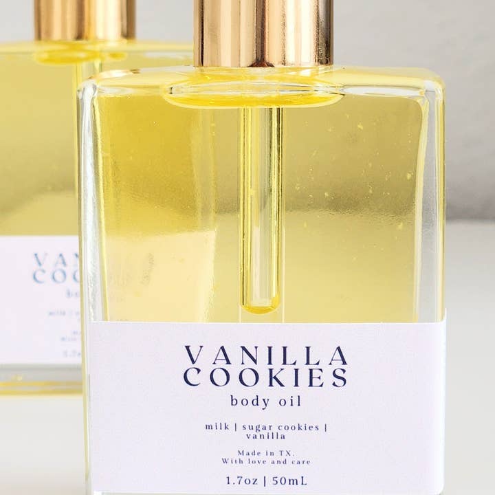 porter + rose - Wholesale Bath/Body Oil - Vanilla Cookies Body Oil2