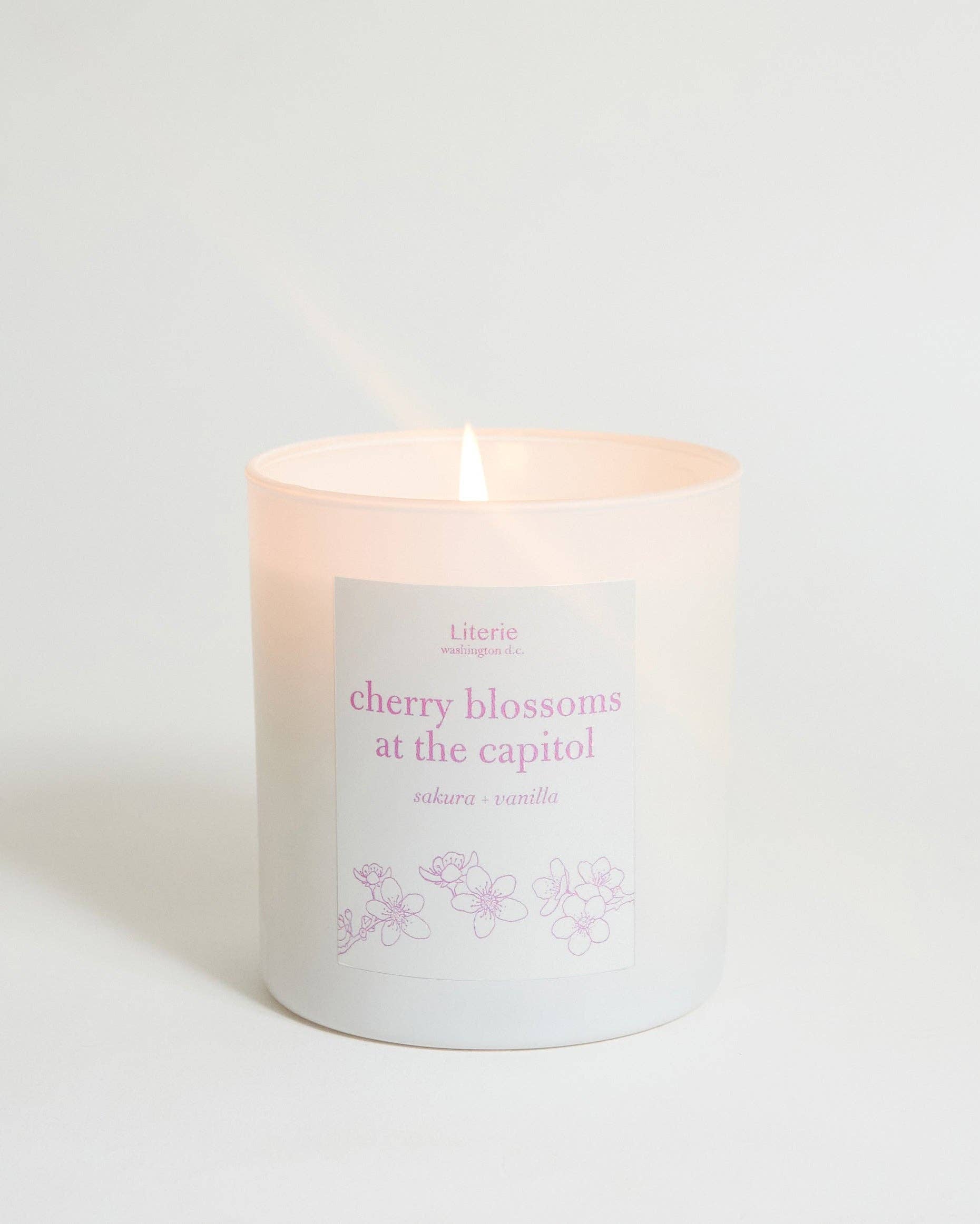 Literie - Wholesale Jar/Filled Candle - Cherry Blossoms at the Capitol2