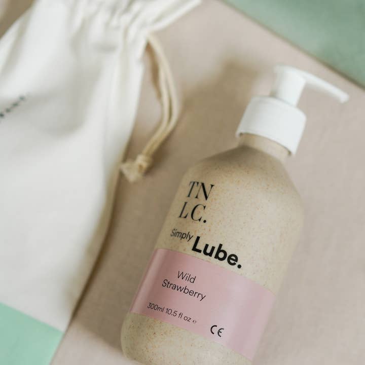 The Natural Love Company - Wholesale Personal Lubricant - Simply Lube Wild Strawberry | Vegan Intimacy Lubricant