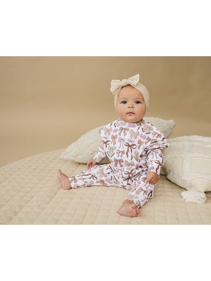 Lucky Panda Kids - Wholesale Top & Pant Set - Kids - Jogger Set | Mocha Bows11