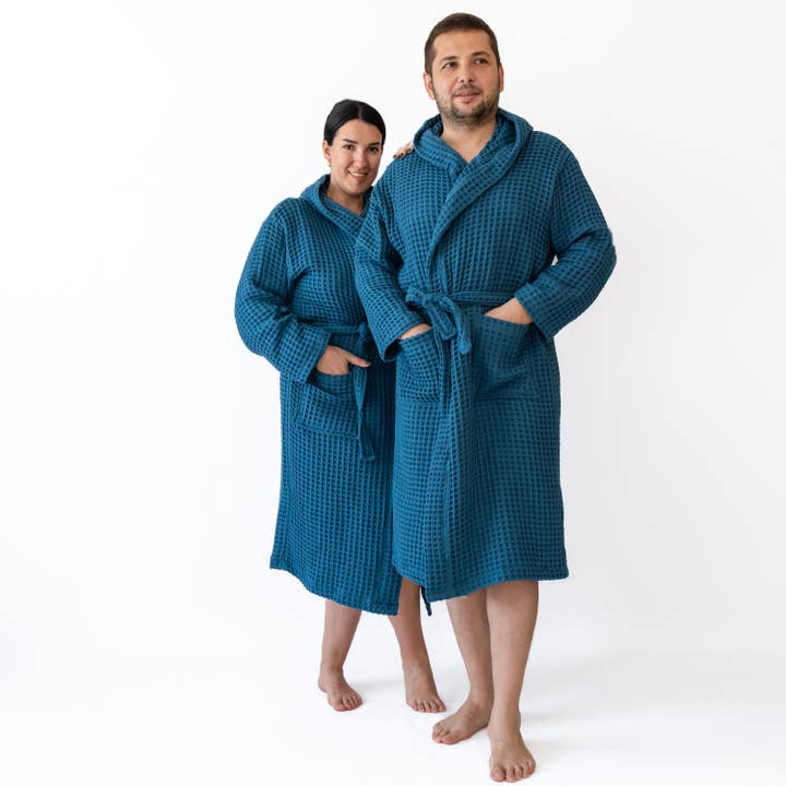 Vivamaison – Engroshandel Morgenkåbe - Unisex – Premium Vaflet Bomuld Badekåbe, Unisex Spa Komfort168