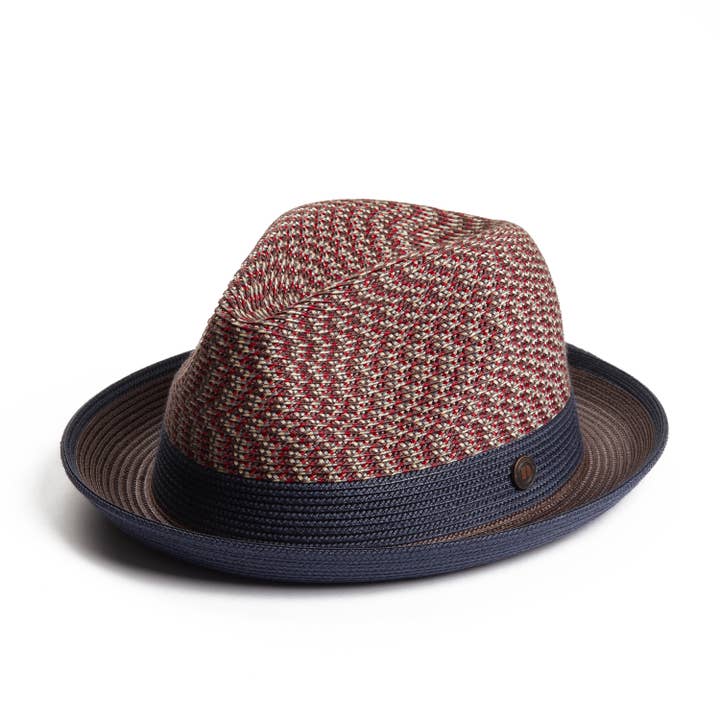 DASMARCA Enzo Copper Multi Coloured Summer Trilby Hat for wholesale by Dasmarca Hats