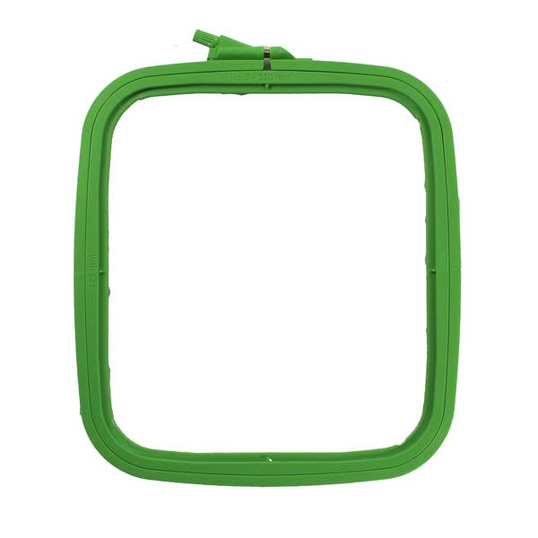 Nurge - Vente Accessoire de broderie/point de croix - Cercles à broder carrés en plastique Nurge 195 x 220 mm (8" x 9")1
