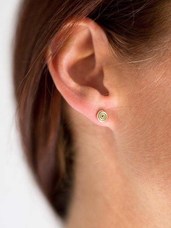 3seams - Wholesale Stud/Post Earrings - Swirl Post Earrings0