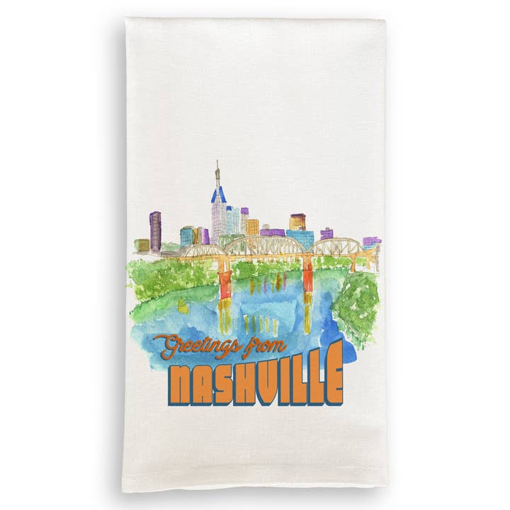 Skyline di Nashville per la vendita all'ingrosso da parte di French Graffiti