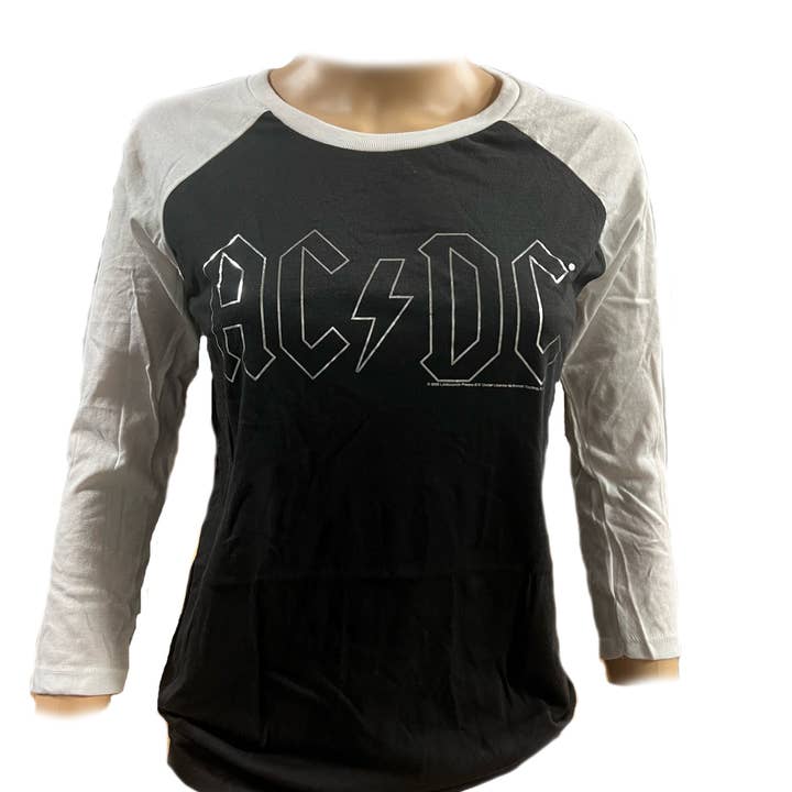 AC/DC - T-shirt Raglan Junior Femme Logo en Feuille pour la vente par Official Store
