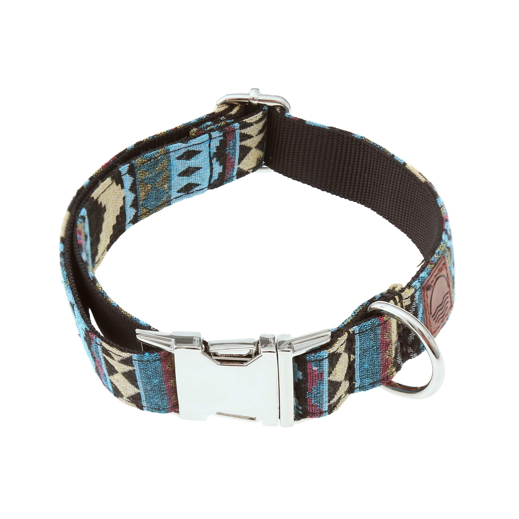 Made By Nami - Wholesale Pet Collar - Dog - Boho Dog Collar - Blue2