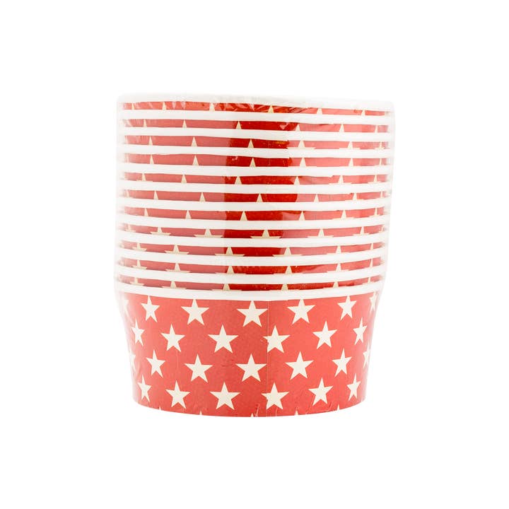 My Mind’s Eye - Wholesale Disposable Cup - HAM1017 - Hamptons Star Paper Sundae Cups