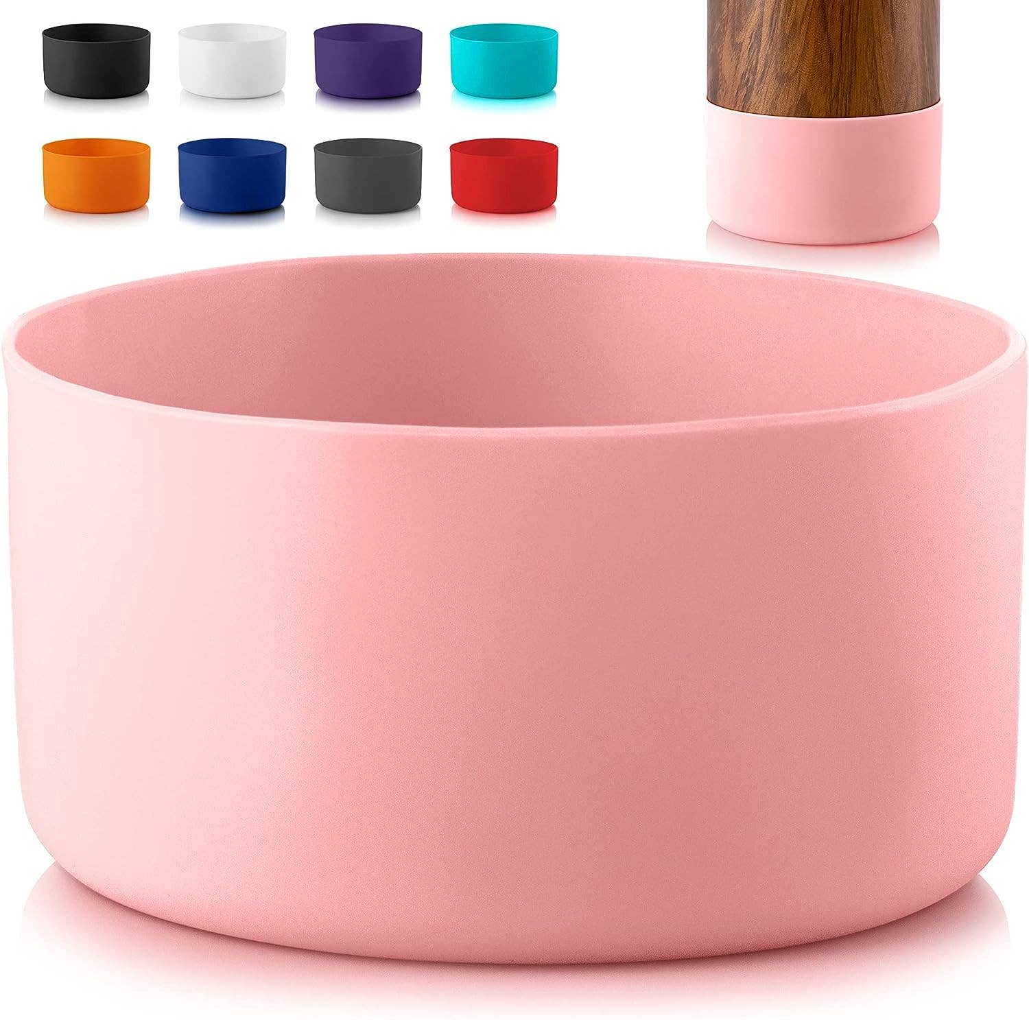 Zulay Kitchen - Wholesale Water Bottle - Protective Silicone Boot for for 3.5" Diameter Water Bottles7