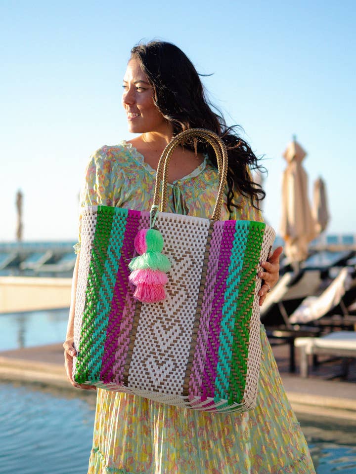 Hart Gids Groen / Roos Citron Tas voor wholesale door Squeeze De Citron