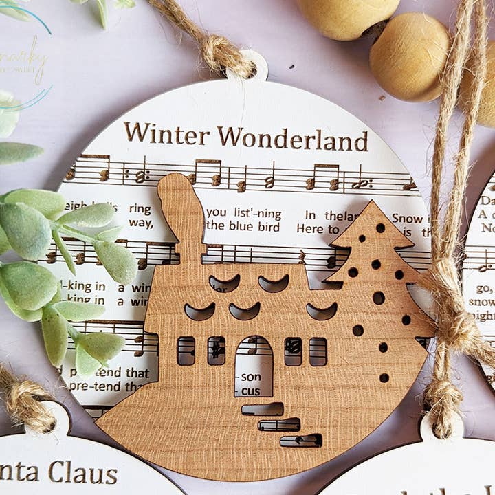 Roots & Routes Co - Wholesale Ornament - Christmas Songs Ornament4