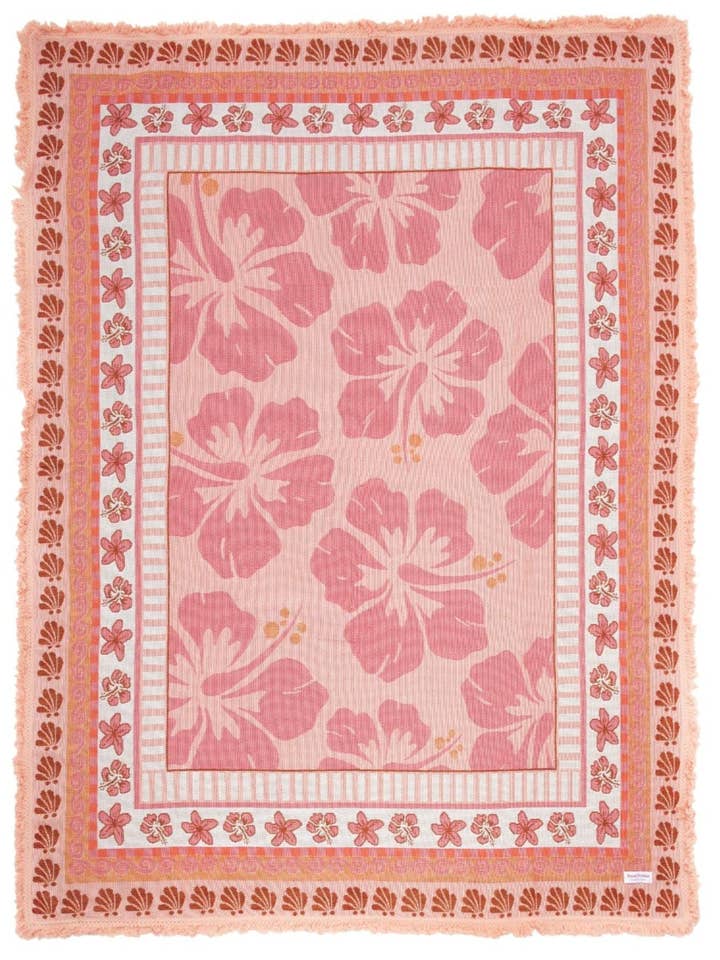 Hibiscus Picnic Rug for wholesale by Sunni Scenes