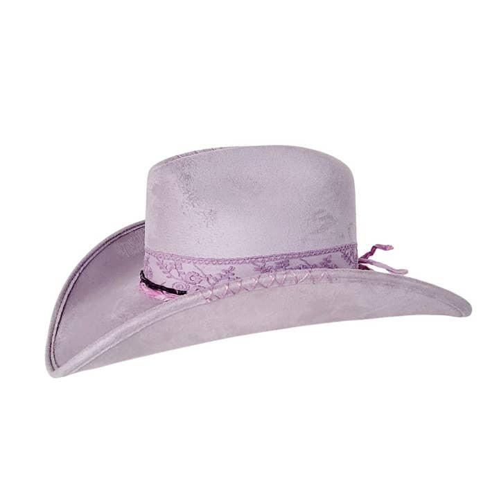 ARI Women's Purple Cowboy Hat for wholesale on Faire