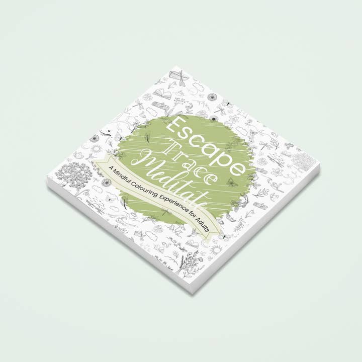 Escape, Trace, Meditate, A Mindful Colouring Experience for wholesale by RN Creative Publications