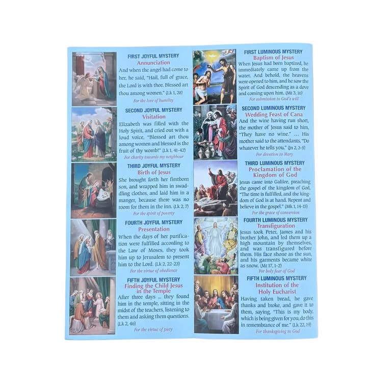 Oremus Mercy - Wholesale Religious card - Prayer Pamphlet - Pray The Rosary Daily (25/pk)1