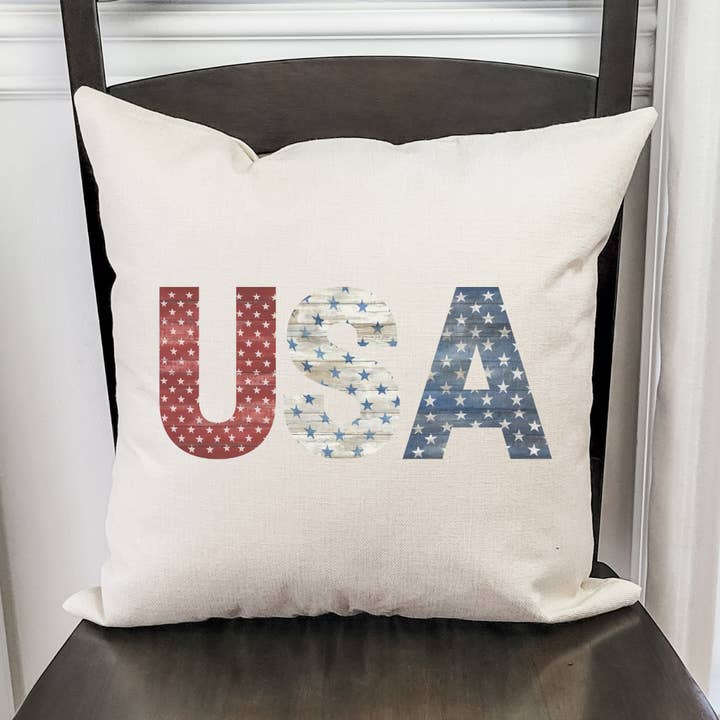 USA Pillow Cover for wholesale by Go Charlotte