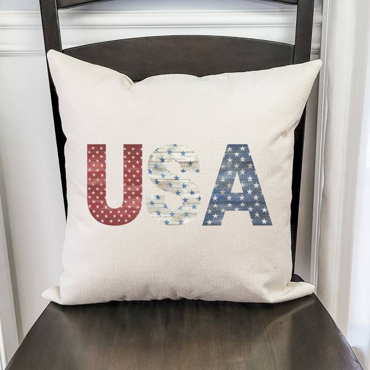 USA Pillow Cover for wholesale by Go Charlotte