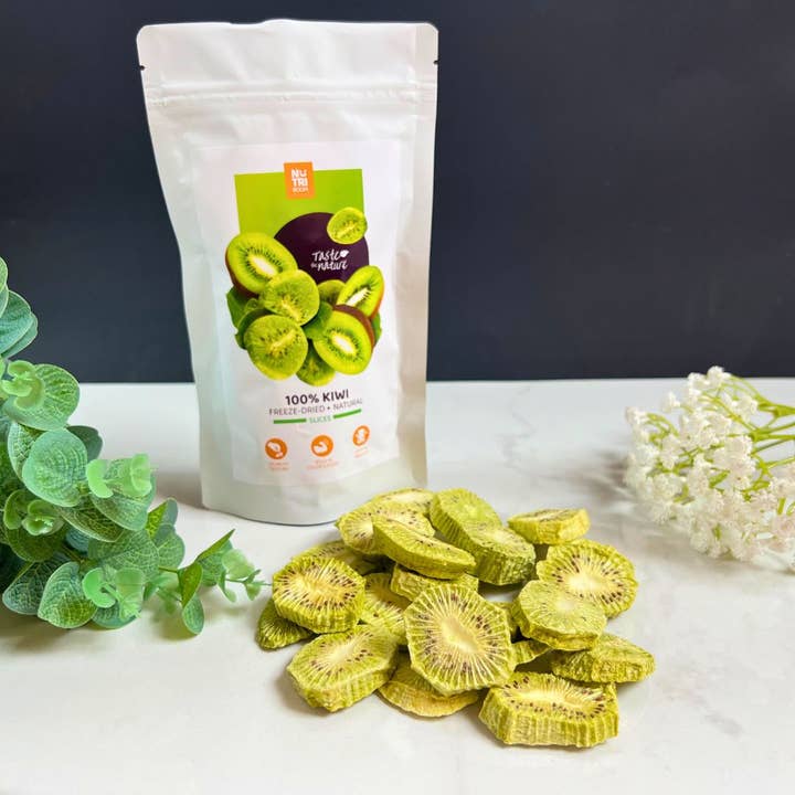 NutriBoom - Wholesale Dried/Dehydrated Fruit - Freeze Dried Kiwi: 20g and 35g packs