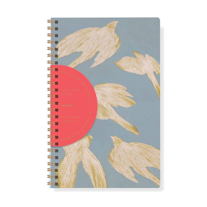 ESP BIRDS S SLIM PAPERBACK SPIRAL JOURNAL for wholesale by Fringe Studio