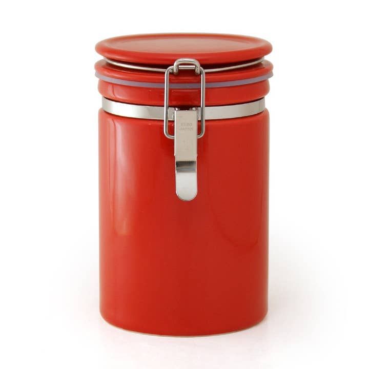 Zero Japan Coffee Canisters - 27 Oz. (co-200) - Tomato for wholesale by ZERO JAPAN USA
