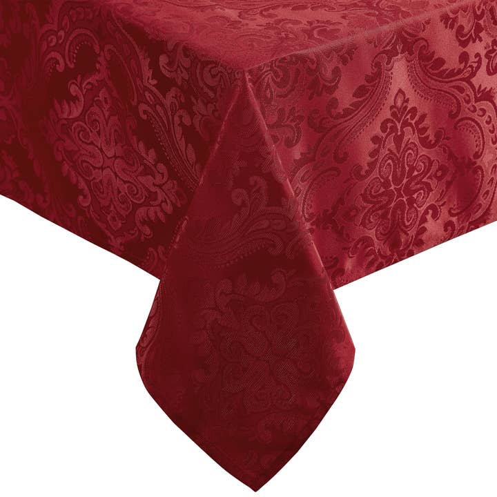 Threadmade Home - Wholesale Tablecloth - Caiden Elegance Damask Water and Stain Resistant Tablecloth8
