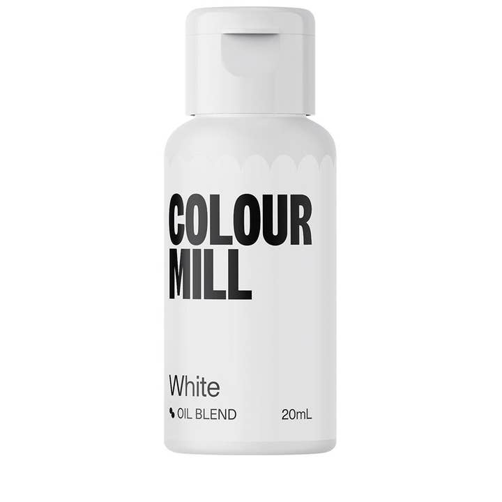 Colour Mill Oil-Blend Food Coloring, 20 Milliliters, White for wholesale by Cake Supply Imports